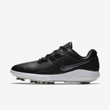 Nike Vapor Pro - Férfi Golf Cipő - Fekete/Fehér/Metal Szürke